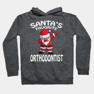 Santas Favorite Orthodontist Christmas Hoodie